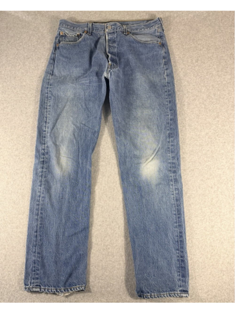 Levi’s 501 XX Jeans USA Made Button Fly W36 L34 Vintage Light Wash Denim